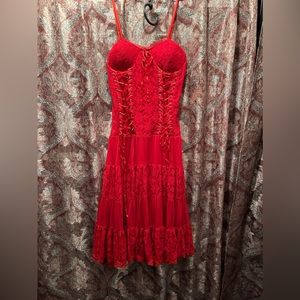 Red Lace Dress